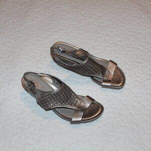 Ecco Women's Silver Metallic Wedge